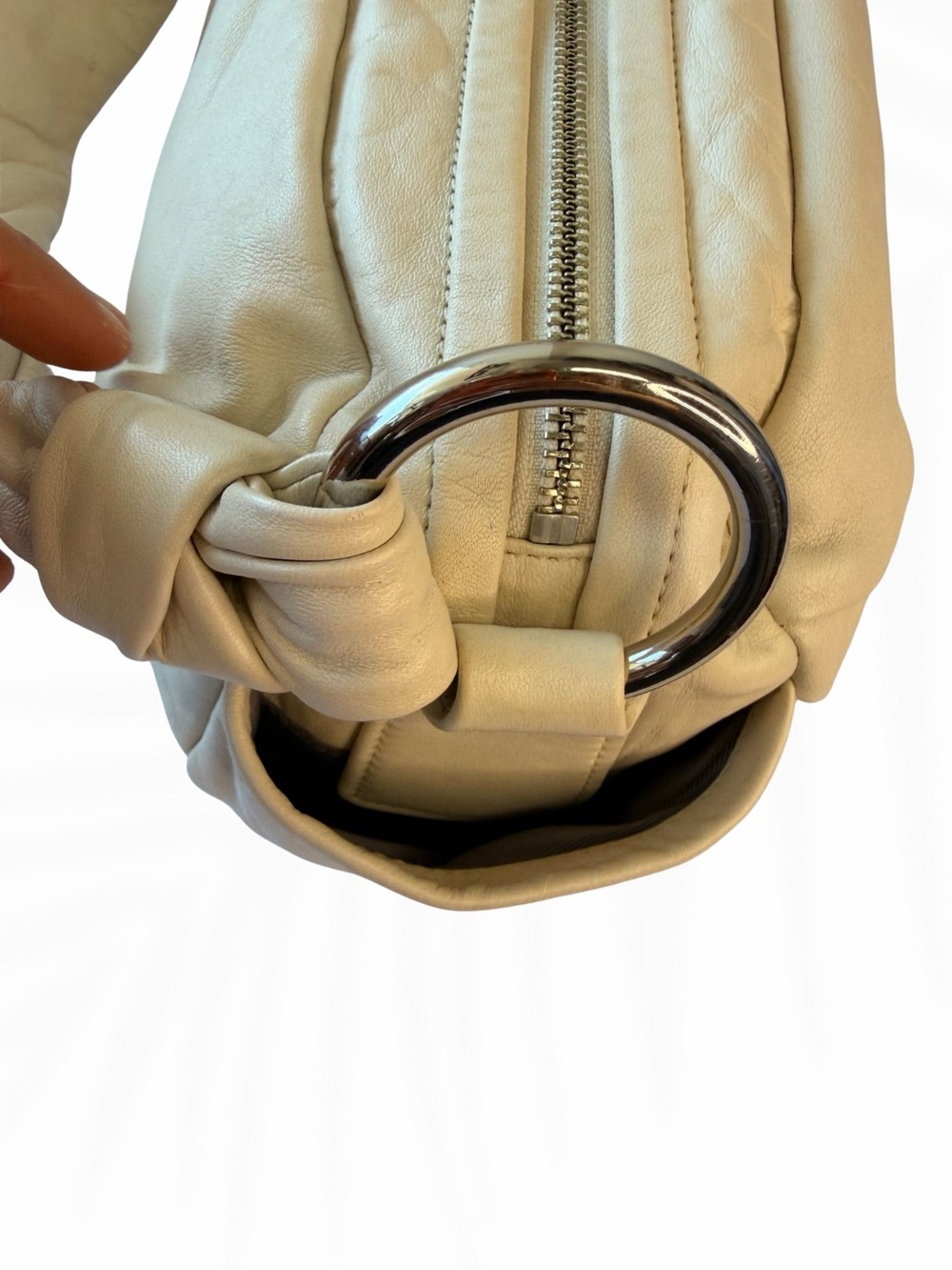 Coach Soft Cream Hobo Shoulder Bag - Picture 7 of 7